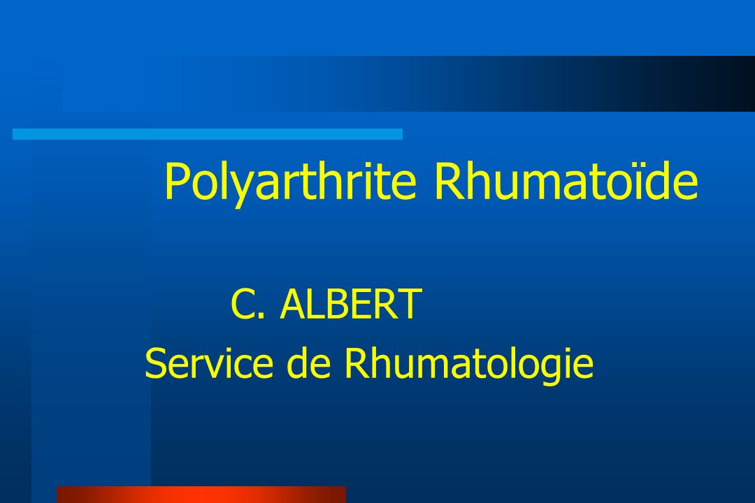 Polyarthrite Rhumatoïde .PDF