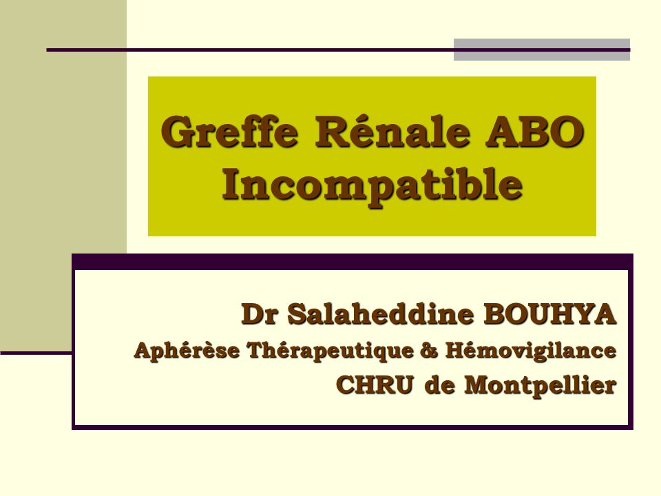 Greffe Rénale ABO Incompatible .PDF