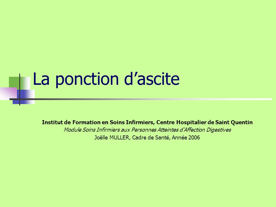 La ponction d’ascite .PDF