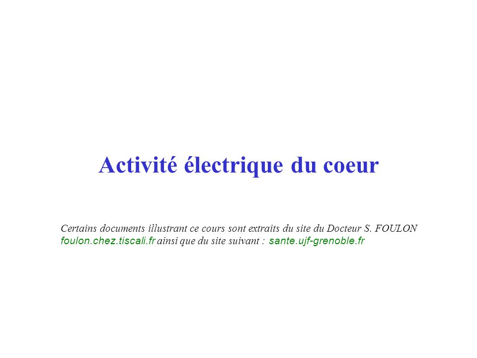 Activité électrique du cœur .PDF