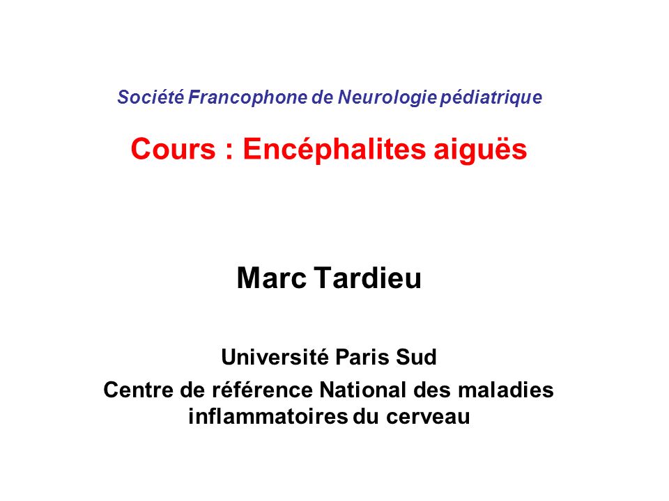 Cours encéphalites aiguës .PDF