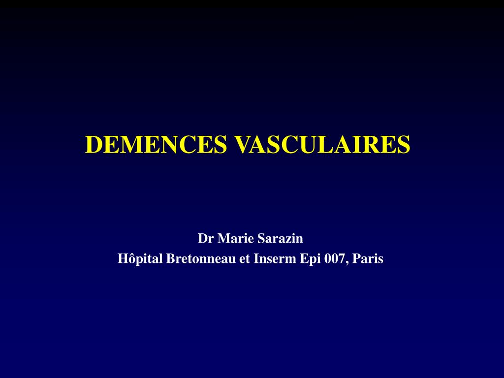 DEMENCES VASCULAIRES .PDF