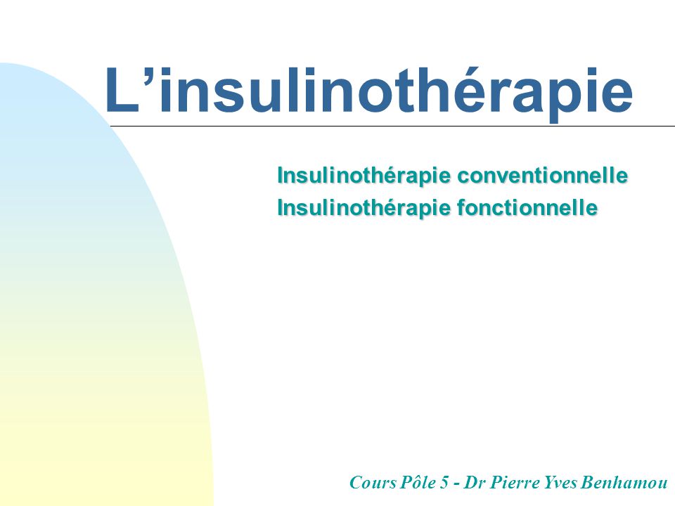 L’insulinothérapie .PDF