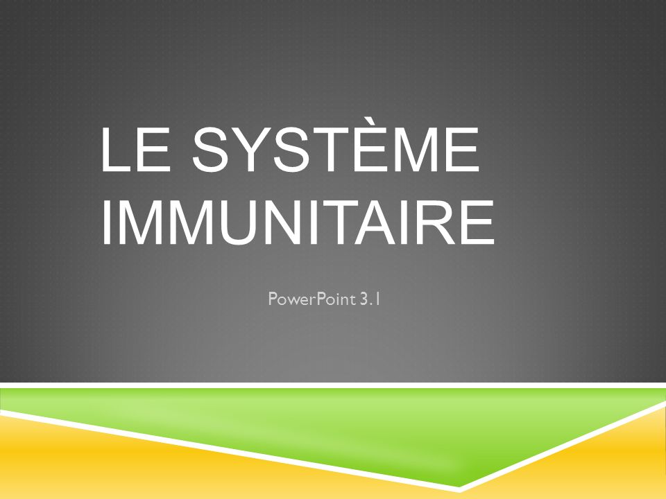 Le système immunitaire .PDF