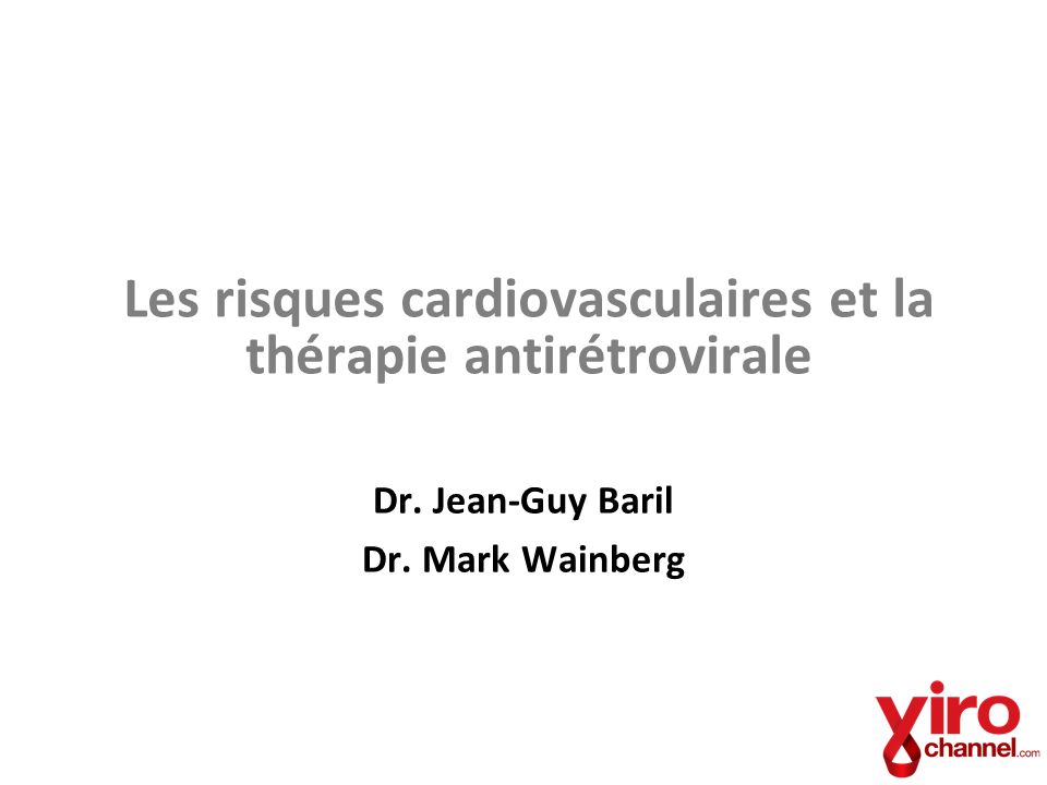 Les risques cardiovasculaires et la thérapie antirétrovirale .PDF