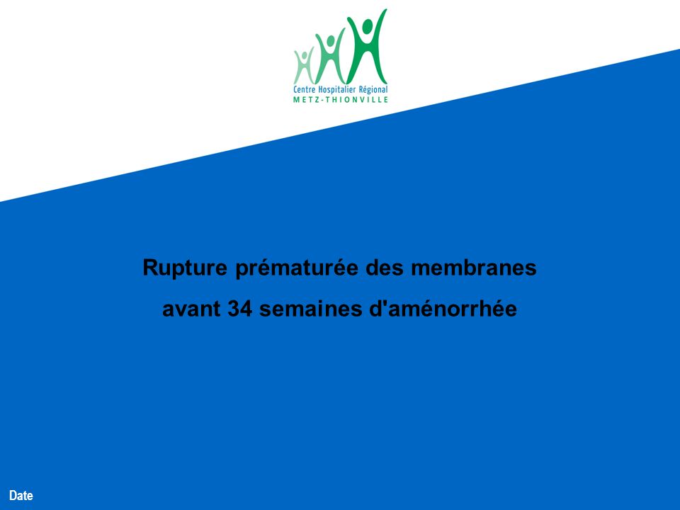 Rupture prématurée des membranes .PDF