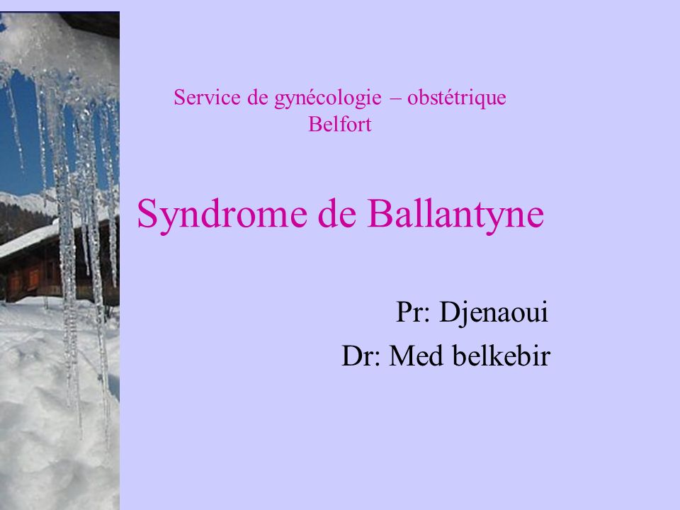 Syndrome de Ballantyne .PDF