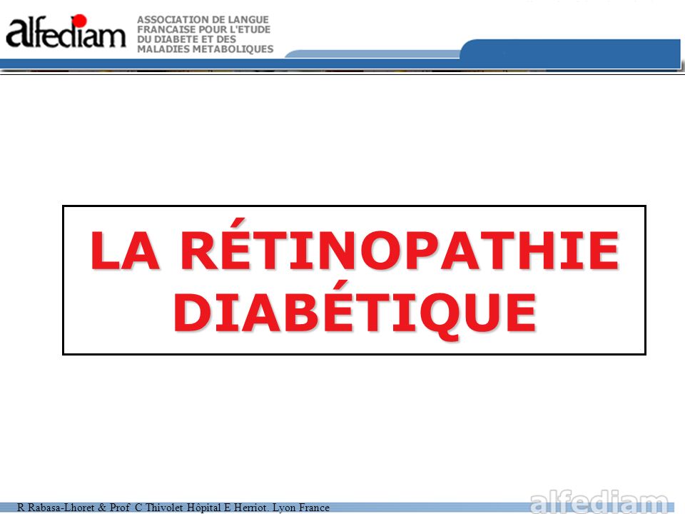 LA RÉTINOPATHIE DIABÉTIQUE .PDF