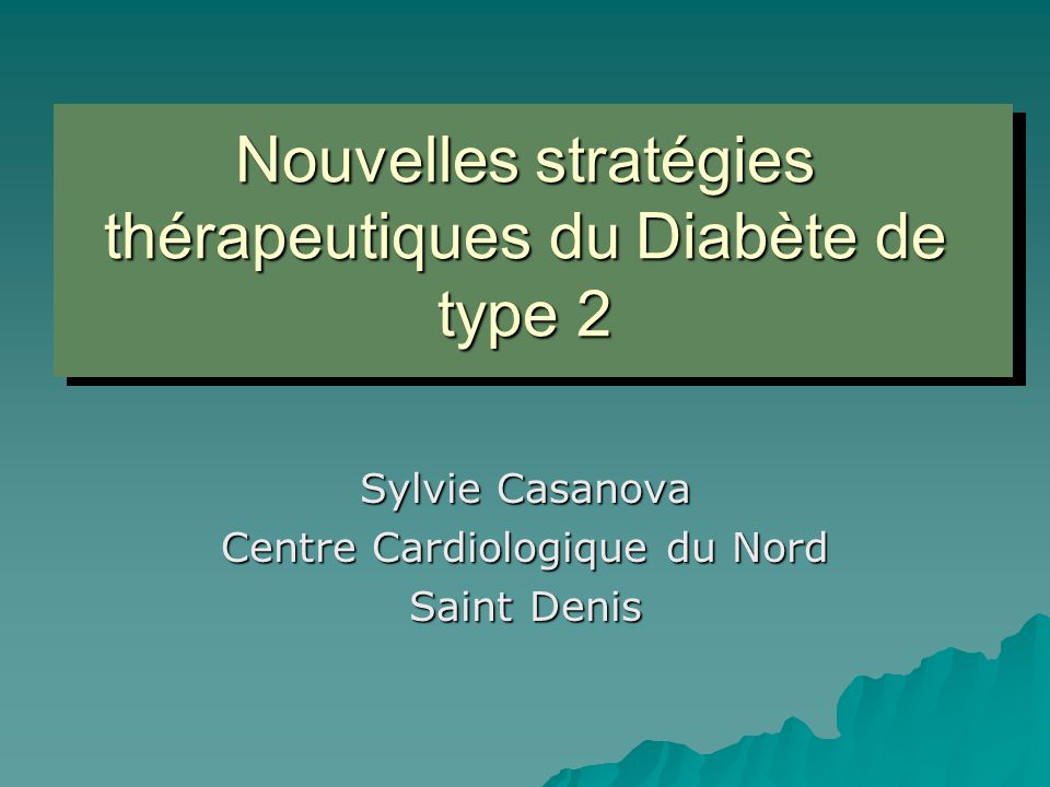 Nouvelles stratégies thérapeutiques du Diabète de type 2 .PDF