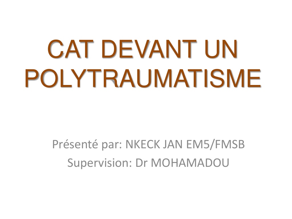 Cat devant un polytraumatisme .PDF