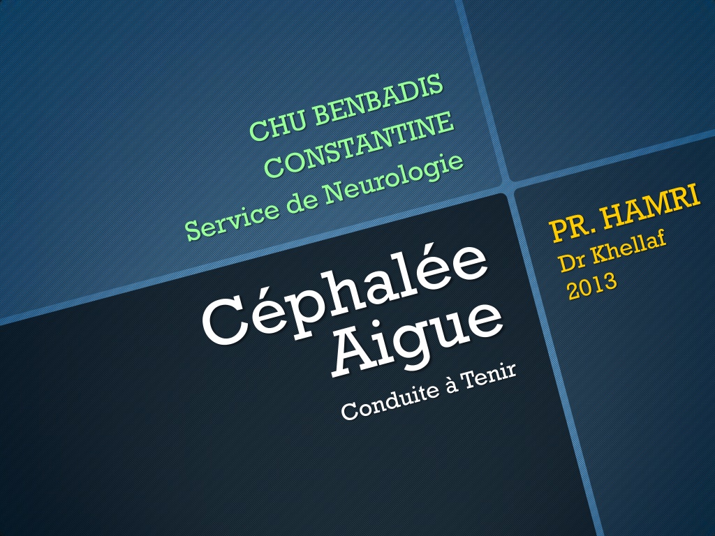 Céphalées Aigues .PDF