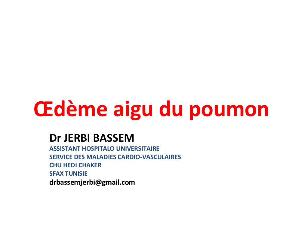 Prise en Charge Œdème Aigu des Poumons  .PDF