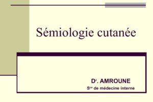Sémiologie cutanée .PDF