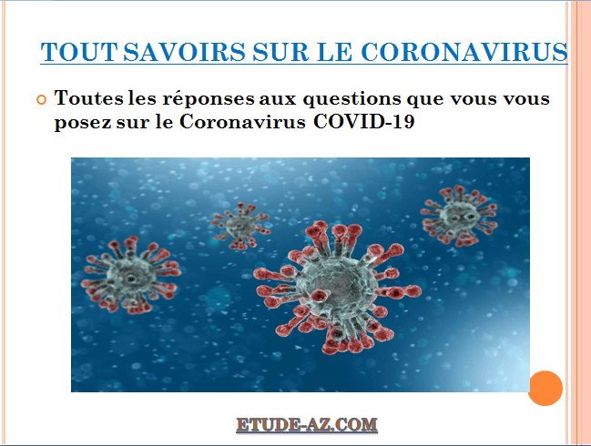 TOUT SAVOIRS SUR LE CORONAVIRUS .PDF
